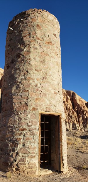 CCC Water Tower at Cathedral Gorge State Park